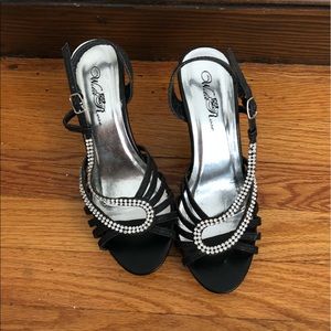 Opened toe heels